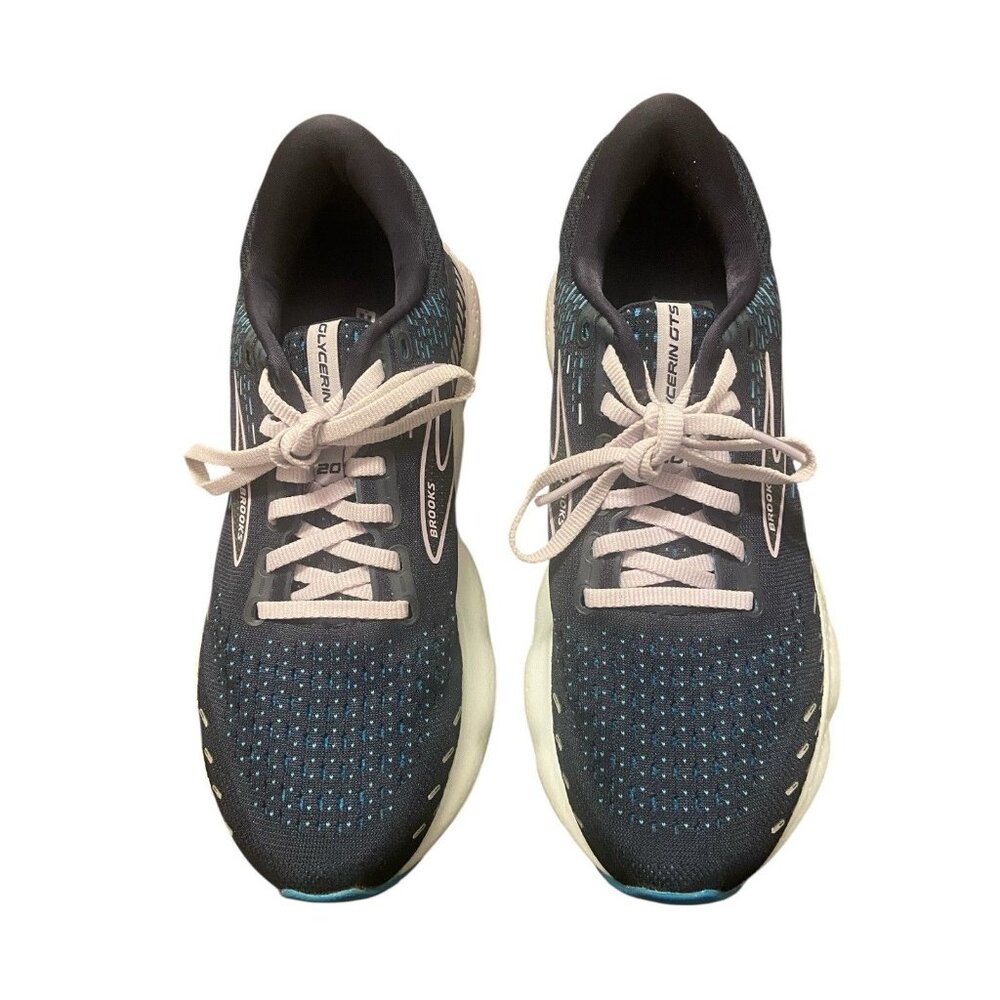 Brooks Glycerin 20 Shoes Size 8.5 Blue/Lilac Athleisure Run Women's Academia‎ - Picture 9 of 9